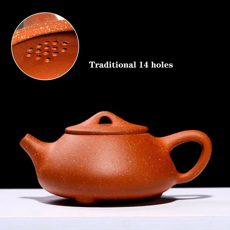 240CC Real Handmade Yixing Clay Teapot Chinese Kettle Puer Tea Set Kung Fu Zisha Teaware