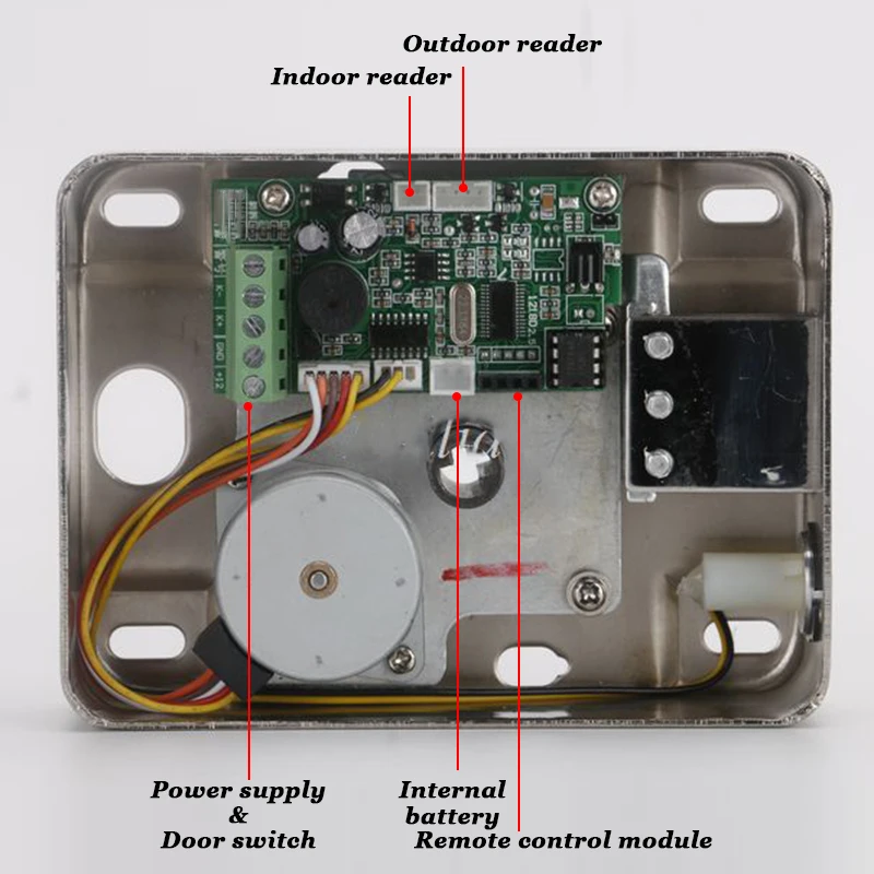 12V Smart Electric Door Lock Key 125KHZ ID Keyfob Optional ewelink Wifi replay Remote Controler Use with Access Control System