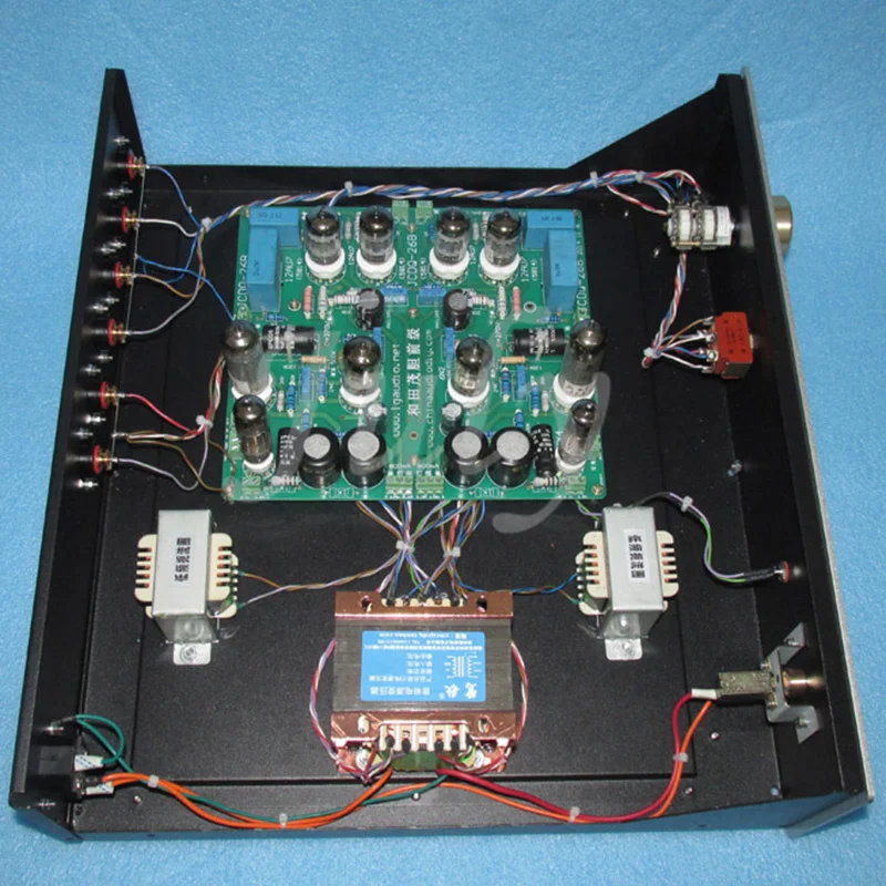 

Готовая машина переднего конца пузыря Ma 7, улучшенная цепь переднего конца, Дания, шаговый потенциометр DACT24, Hetian Mao 12AU7