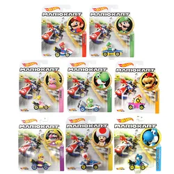 Hot Wheels New Little HotSports Car Super Mario Bros Vehicle 4-Pack 1:64 Alloy Model Toys for Kids Gift GLN53 GBG25