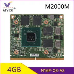 Quadro M2000M M2000 GDDR5 4GB Video Graphics Card N16P-Q3-A2 With X-Bracket For DELL Precision 7510  Laptop 100% Test Well