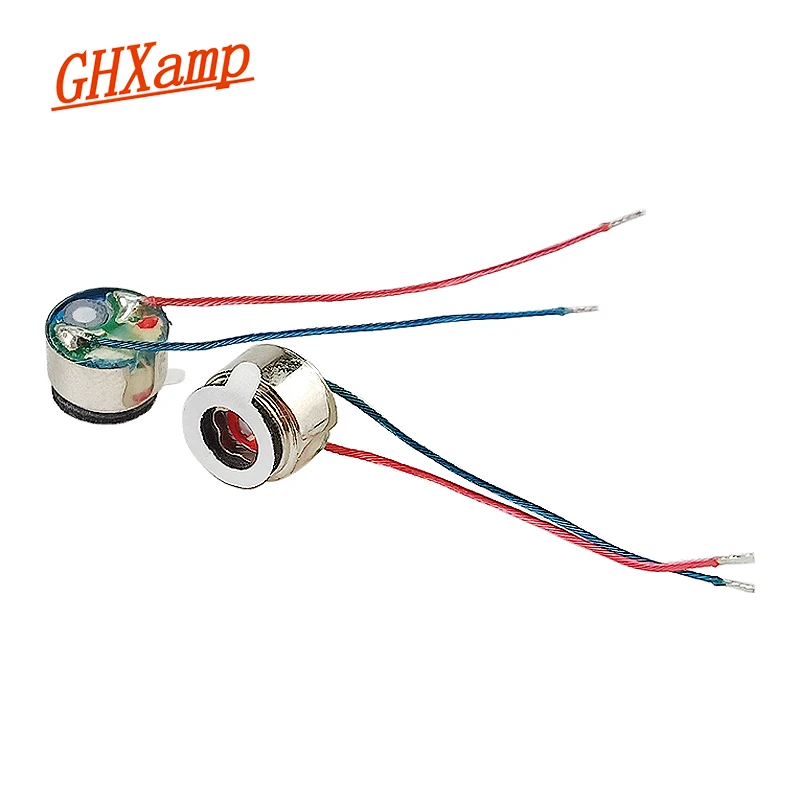 GHXAMP 6mm TWS Subwoofer Headphone Speaker Unit 16Ohm Stereo Bass In-ear Moving Coil Headset 92dB 2pcs