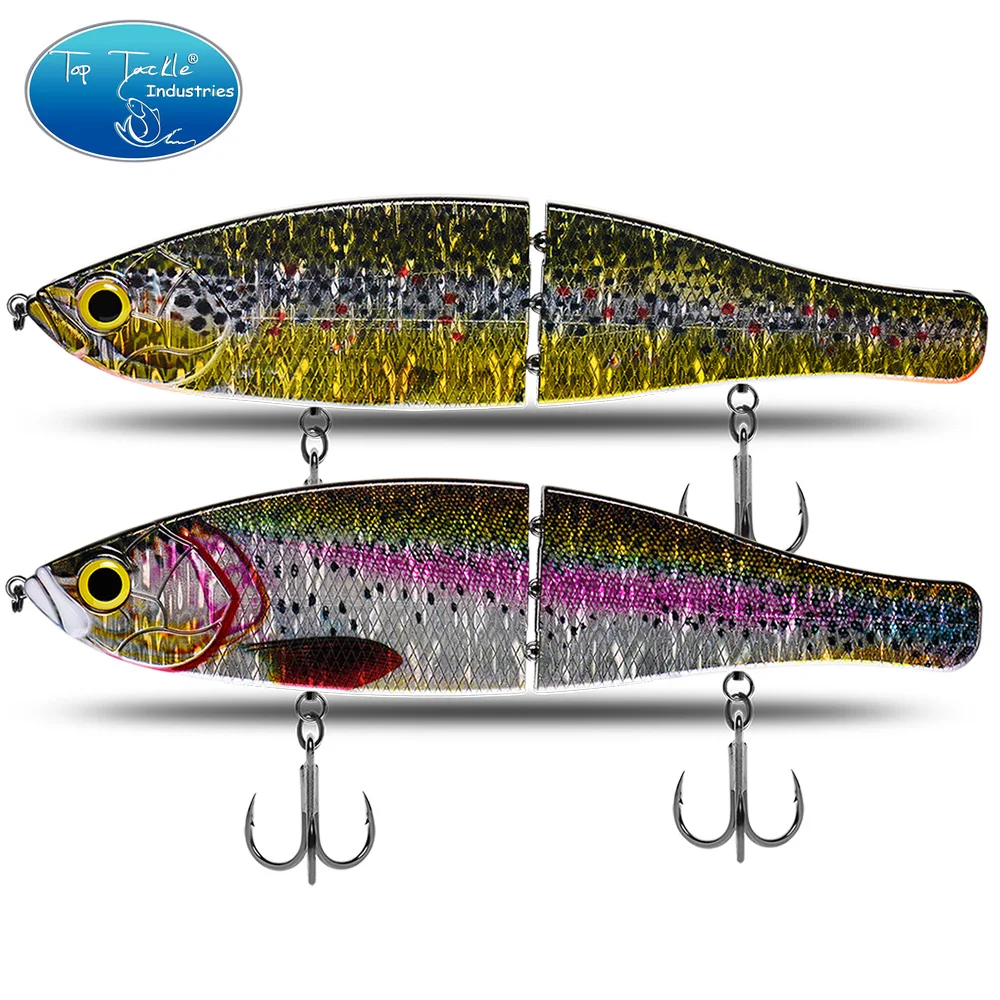 Swimbait articulado de hundimiento lento para lubina – Topwater - imagen 5
