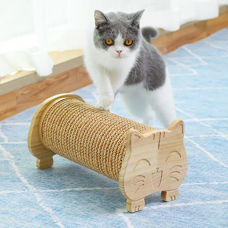 Colonne à gratter en Sisal pour chat, aiguiseur de griffes de chat, poste à gratter en carton, canapé de maison, protection contre les rayures, jouet d'entraînement