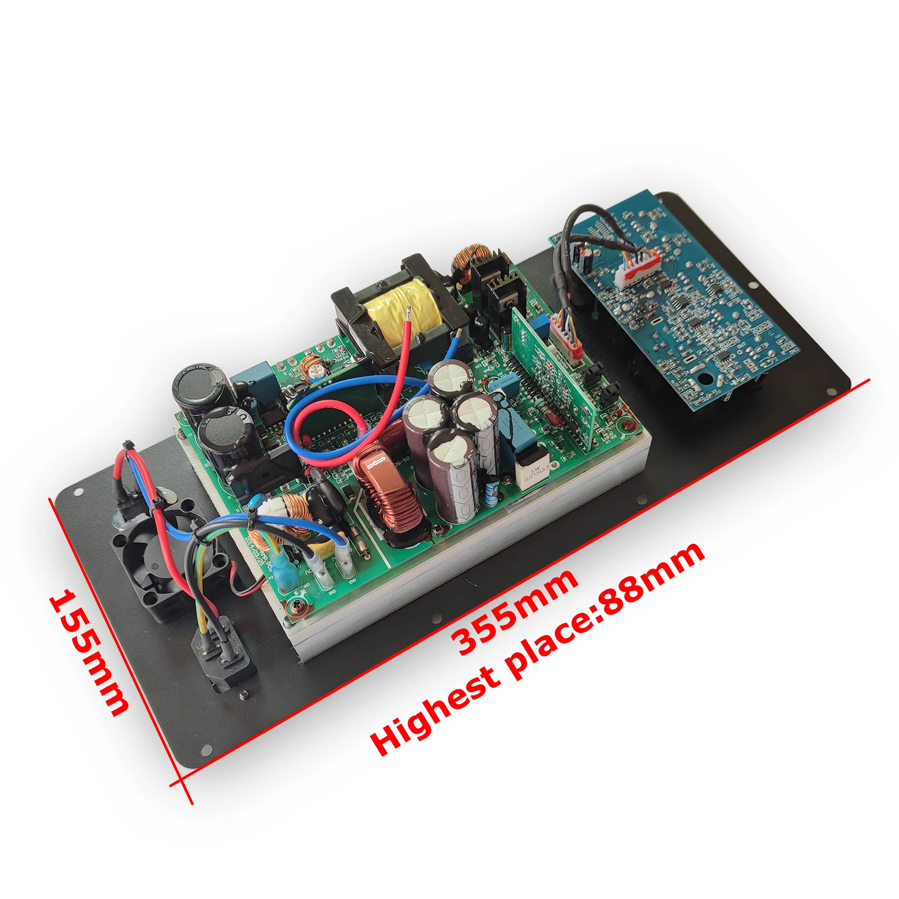 Amplificador digital pesado, 110v/220v, classe d 500w, módulo de áudio de alta fidelidade, alcance completo, placa amp