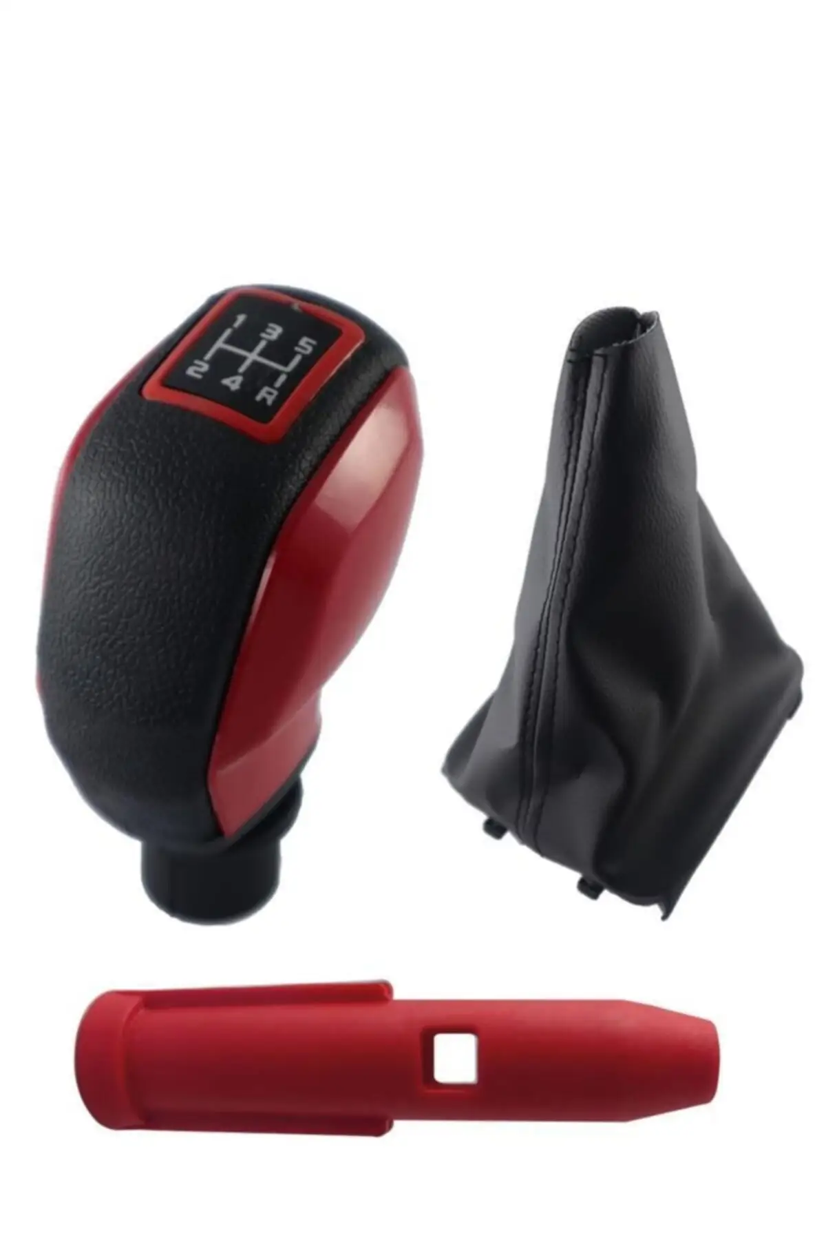 For Peugeot Partner 207 301 307 407 508 206 Sport Shift Knob Colorful Red Knob + 206 Bellows