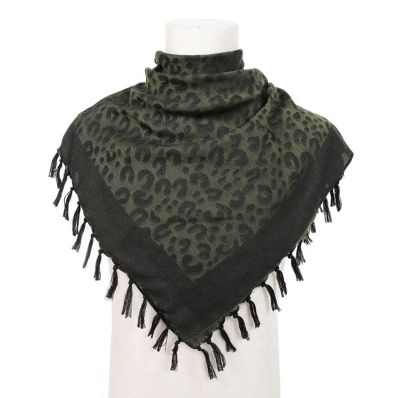 Shemagh táctico leopardo – Pañuelo militar para cuello y cara - imagen 5