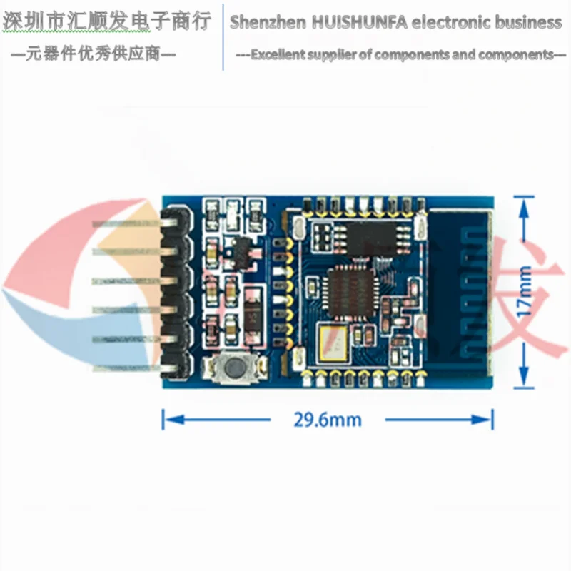 Bt16-a BLE4.2 Bluetooth module with pin plug through FCC BQB certification to replace CC2541