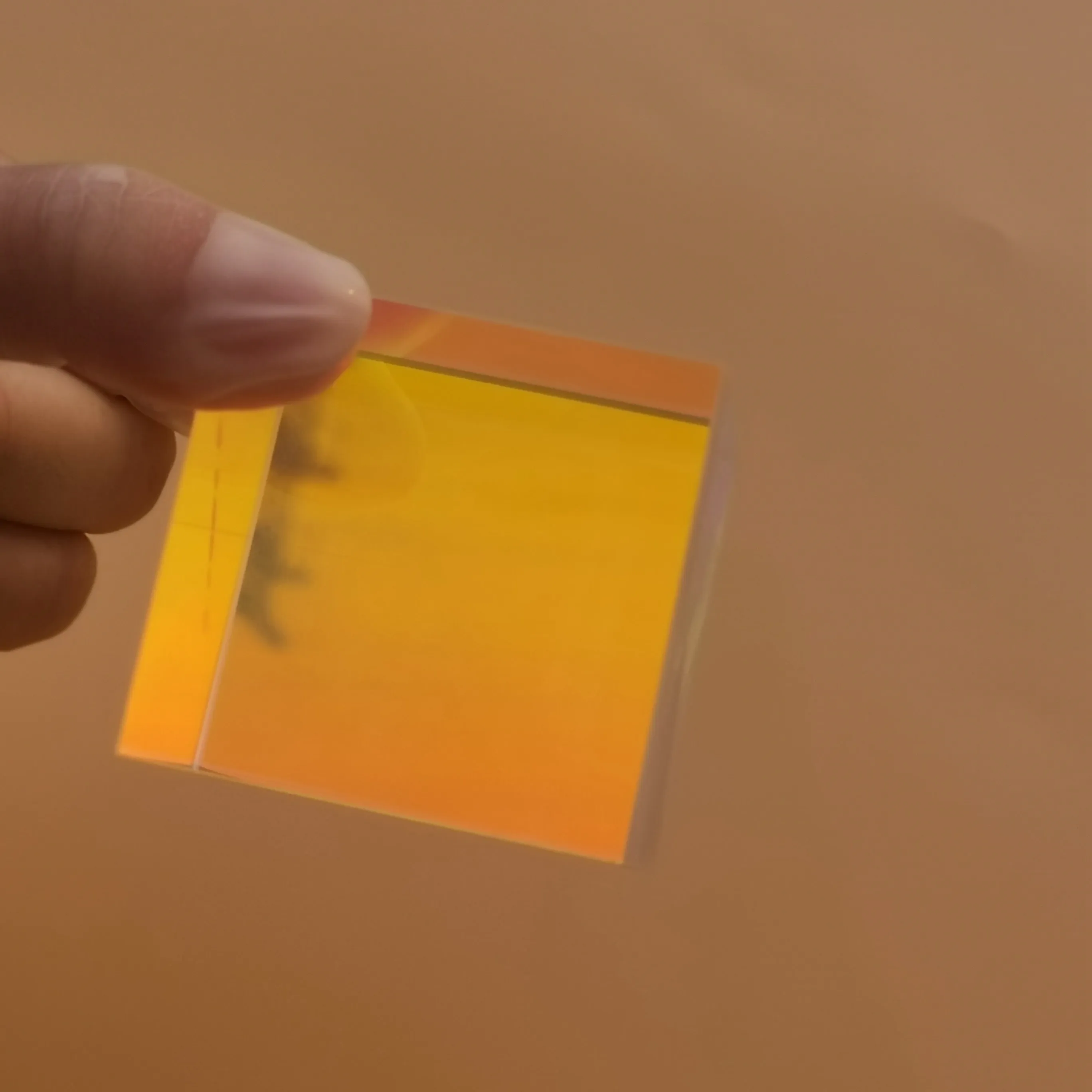 45*45*45mm Color Prism Six Bright Large Light Cube Creative Gifts Optical Experiments for Children Science