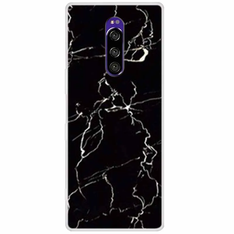 For Sony Xperia 1 Case Phone Cover Soft Silicone Back Cases for Sony Xperia 1 SO-03L Case TPU Bumper ON for Xperia1 Slim Fundas