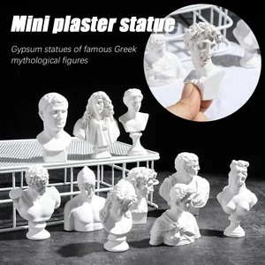 Mitologi Yunani Figurine David Kepala Potret Payudara Mini Gypsum Patung Menggambar Praktek Kerajinan Plester Patung Nordic Dekorasi 12 penjualan terbaik patung mr darcy - №