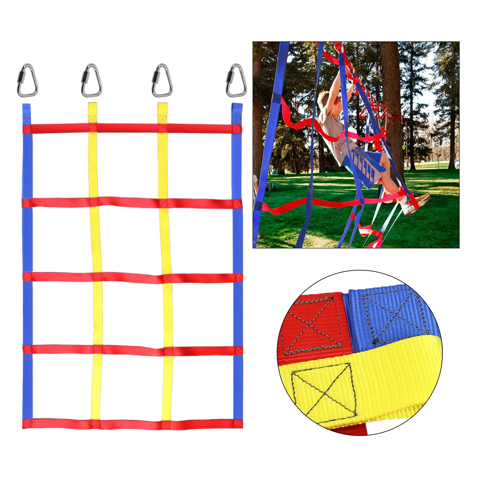 Indoor/Outdoor Climbing Net Playground Freight Net-Swing Climbing Net-Children Climbing Net