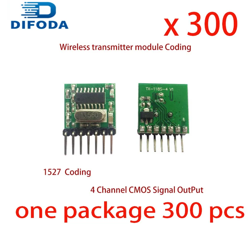 QIACHIP RF 433 Mhz 1527 di Apprendimento Codice di Controllo A Distanza Senza Fili Modulo Trasmettitore & 433.92Mhz DC 12V 24V mini Ricevitore kit