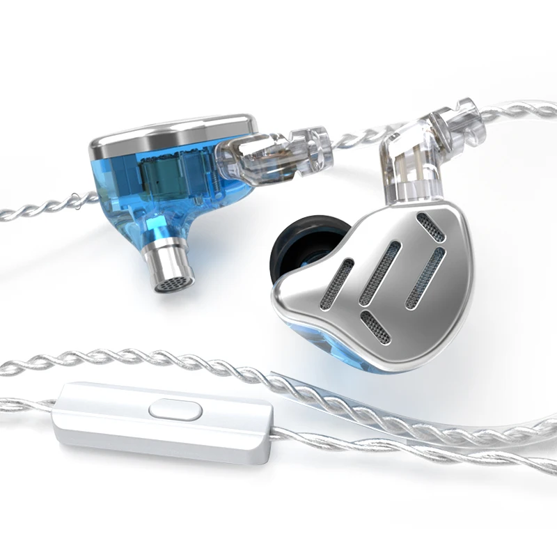 KZ ZAX ヘッドセット 16 ユニット HIFI 低音インイヤーモニター