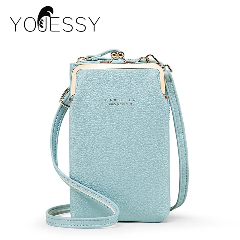 

YOJESSY Small Cellphone Bag Female Fashion Daily Use Shoulder Bags Women Leather Mini Crossbody Messenger Bag Ladies Purse