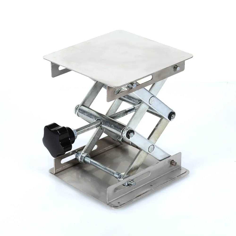 High Quality Small 150 * 260mm Manual Lab Table Stainless Steel Lifting Platform