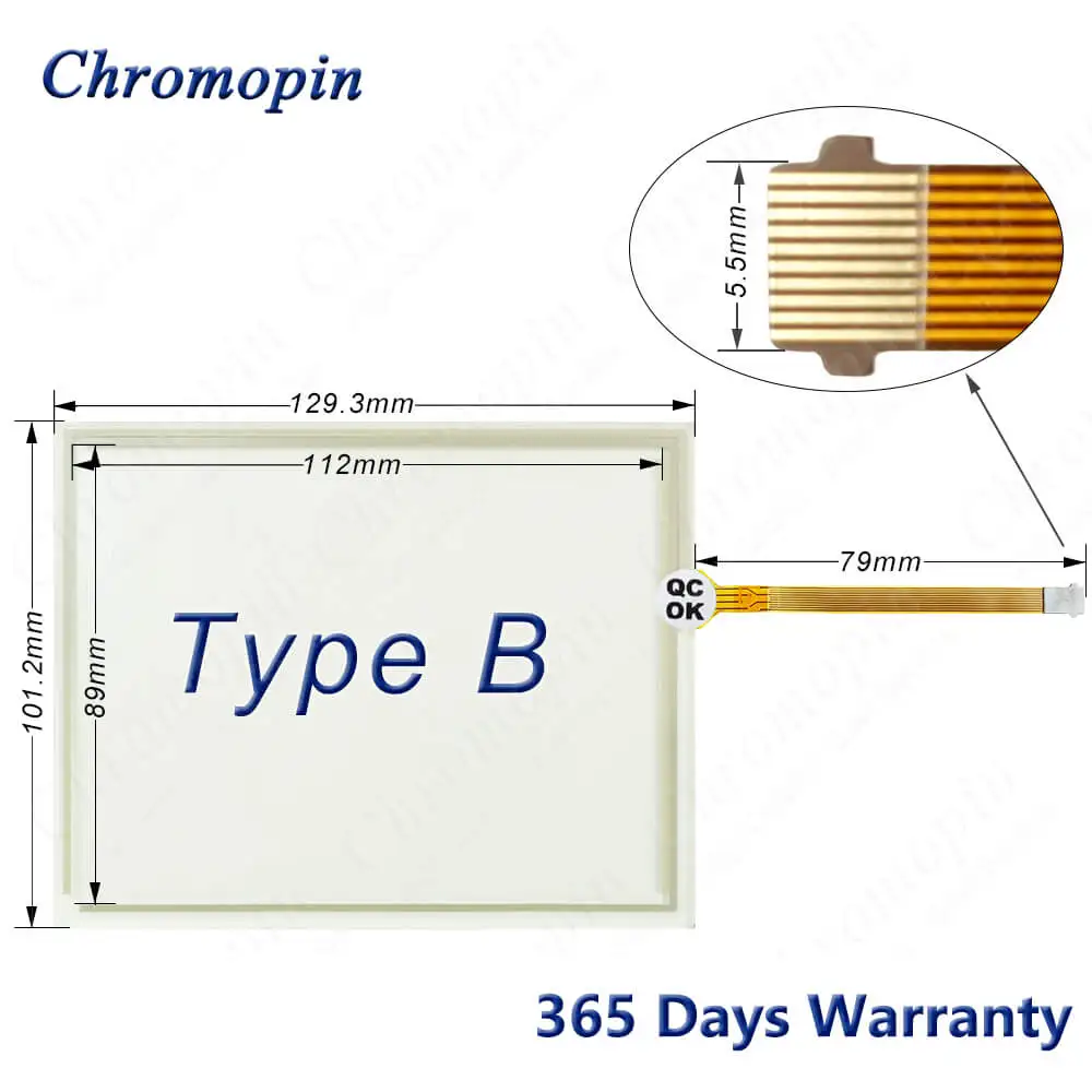 Touch Screen Panel Glass Digitizer for AB 2711P-B6C8D 2711P-B6M20A 2711P-B6C5D 2711P-B6C20D 2711P-B6C20A Touchscreen