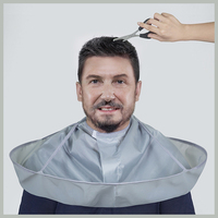 Hair Cutting Cloak Umbrella Cape DIY Cutting Cloak Wrap Hair Shave Apron Hair Barber Gown Cover Household Cleaning Protecter