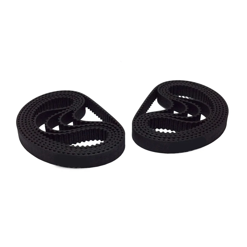2 pz/set 2GT Personalizzazione della Cinghia Dentata Ad Anello Chiuso Gt2 Cinghia Dentata Larghezza 10mm Lunghezza 500-1000mm Stampante 3D Nastro Trasportatore Dentato