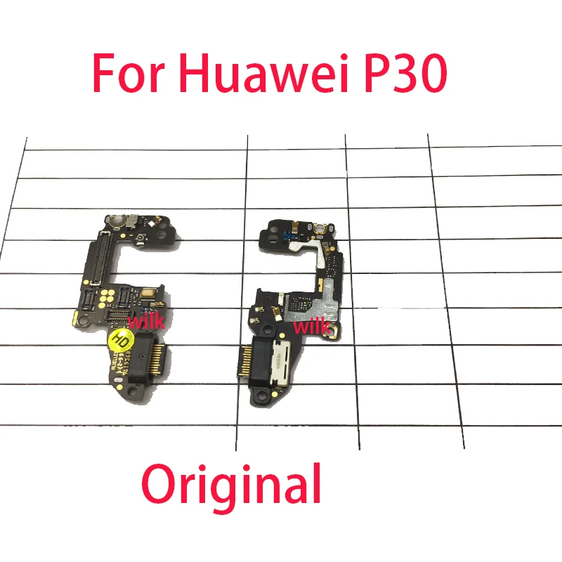 OriginalUSB Port Charging Board For  Huawei P30 ELE-L29 ELE-L09 ELE-AL00 ELE-TL00 USB Charging Dock Port Flex cable Repair Parts