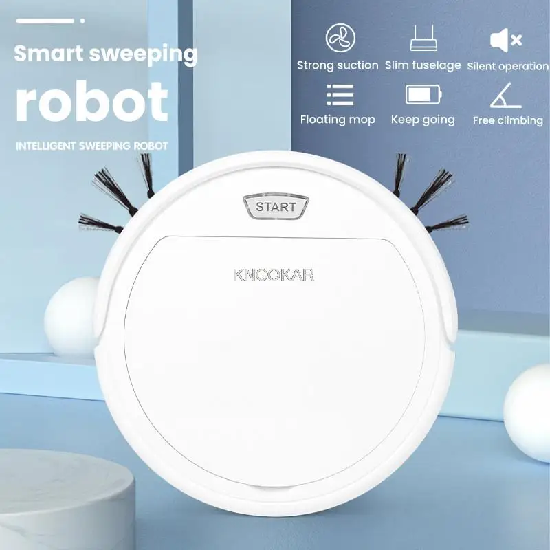 Automatic Robot 3-In-1 Smart Wireless Sweeping Vacuum Cleaner Cleaning Machine Charging Intelligent Home Vacuum Cleaner