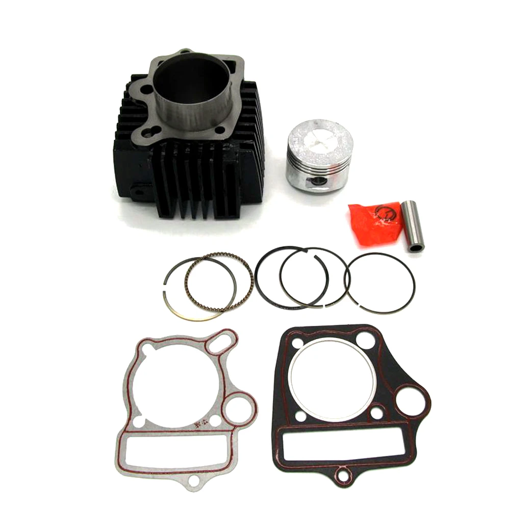 52mm Cylinder Body With Head Gaskets Pistons Kit Set For 110cc ATV Quad Dirt Pit Bike