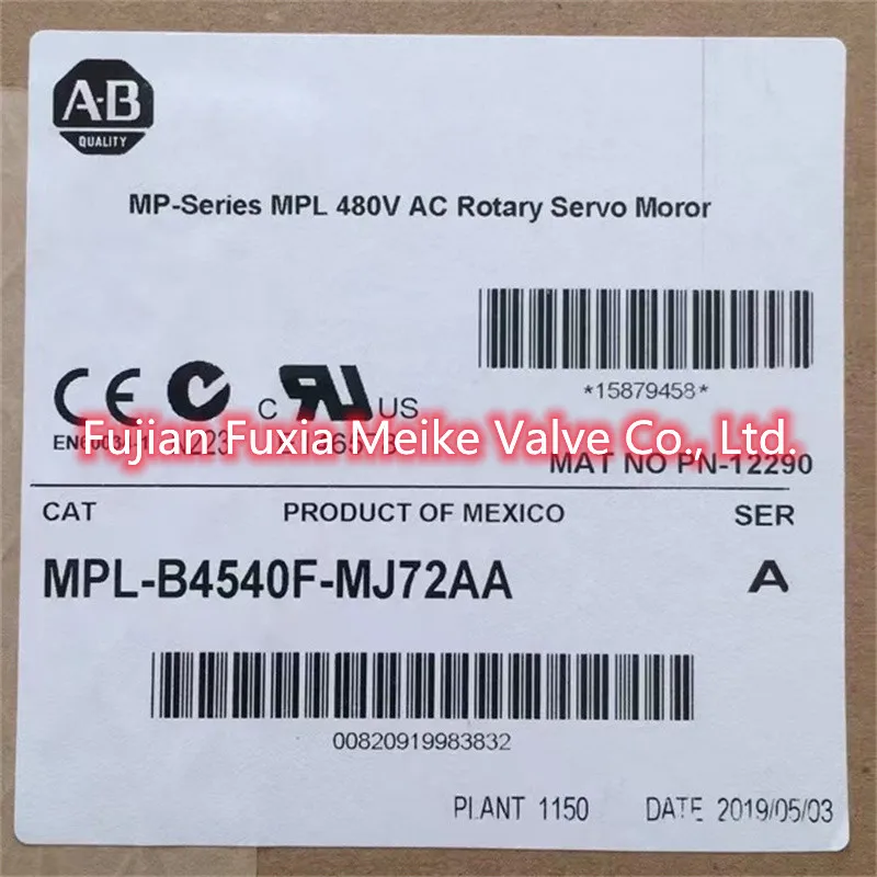 

Servo motor MPL-B4540F-MJ72AA MPLB4540FMJ72AA