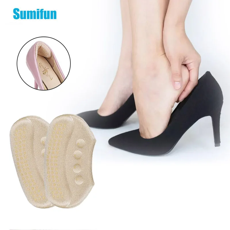 2Pcs/Pair High-Heeled Shoes Soft Pad Anti-Wear Stickers Heel Wear Elasticity Pads Protect Calluses Pain Relief Feet Care Tools