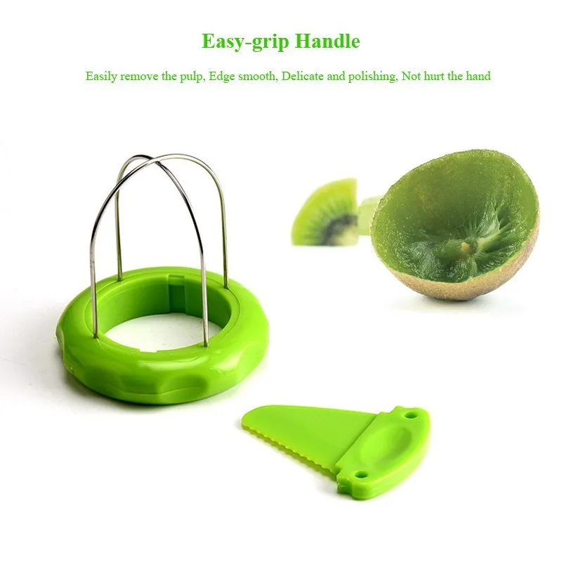 Mini coupe-fruits pour Kiwi, trancheur, Gadgets de cuisine, outils d'épluchage pour Pitaya Green