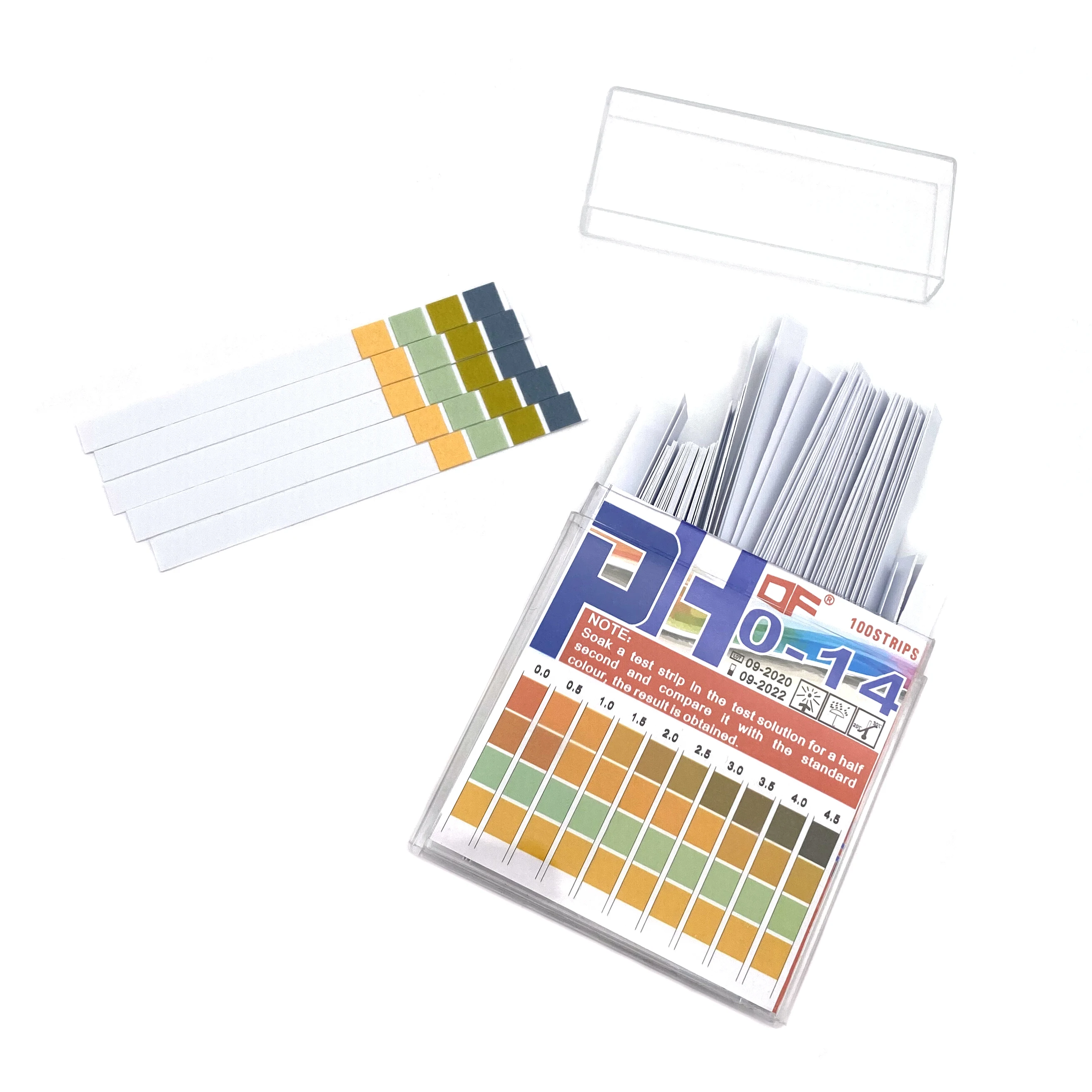 100pcs PH0-14 Test Paper Laboratory Household PH Test Strips Indicator Scientific Litmus Alkaline Acid Testing PH Test Meter