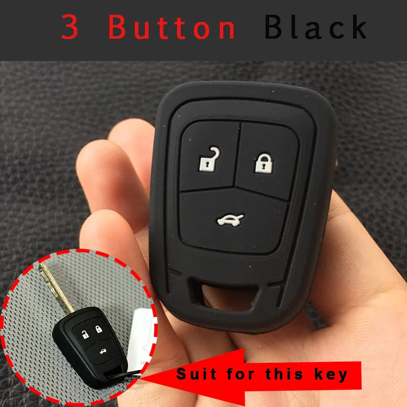 Car Silicone Remote Key Cover Case Fob Shell For Chevrolet Aveo Onix Volt Spark Orlando Trax Camaro Equinox Impala Sonic Cruze