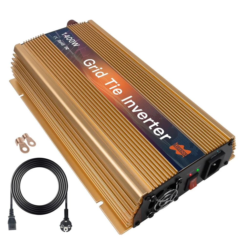 Mars Rock 1400W On Grid Tie Microinverter Micro Solar Inverters 10.5 - 50V DC to AC 90 - 140V or 190 - 260V MPPT