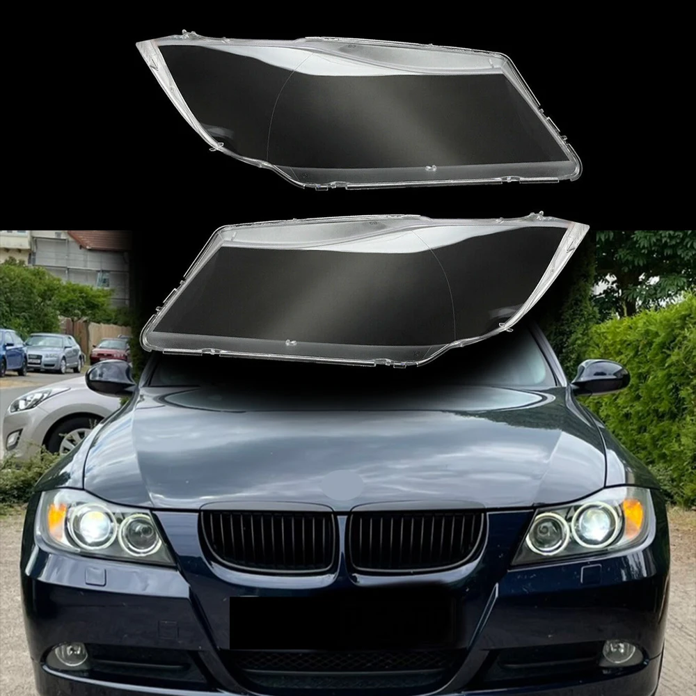 

Car Xenon Headlight Caps Fit For BMW 3 series E90 E91 2006-2012 HID Lamp Cover Lens Pair