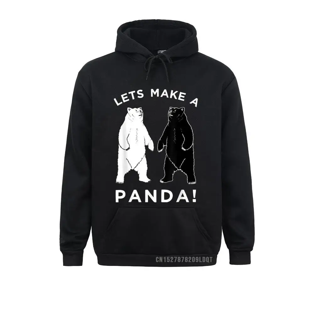 

Funky Men/Women's Sweatshirts Lets Make A Panda Funny Bear Graphic Fashionable Hoodies Winter Sportswears Long Sleeve