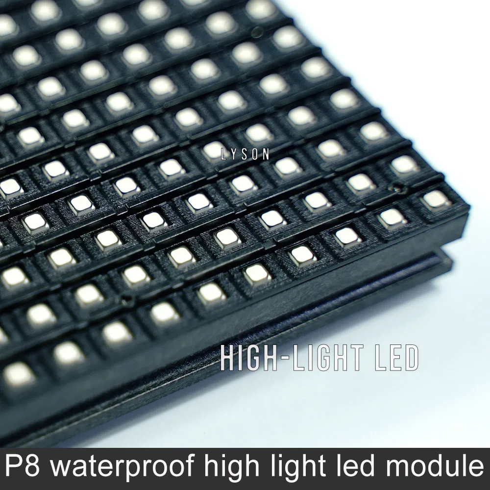 Waterproof Outside P8 Full Color LED Display Panel 256*128mm Sample Order