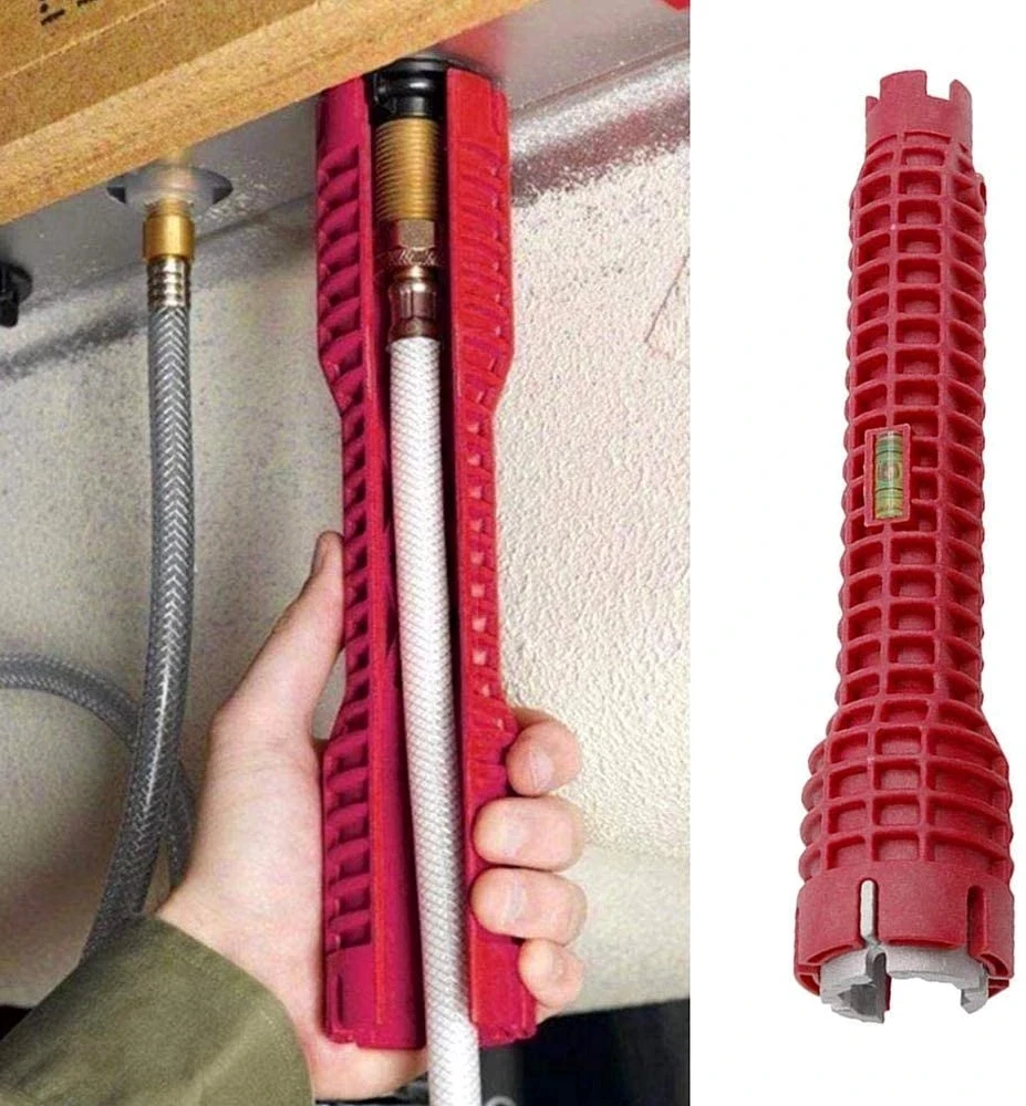 8 Trong 1 Flume Magic Cờ Lê Bồn Rửa Magic Cờ Lê Vòi Ống Nước Dụng Cụ 8 Trong 1 Chống Trơn Trượt Nhiều Chìa Khóa nhà Bếp Sửa Chữa Hệ Thống Ống Nước Cờ Lê Công Cụ