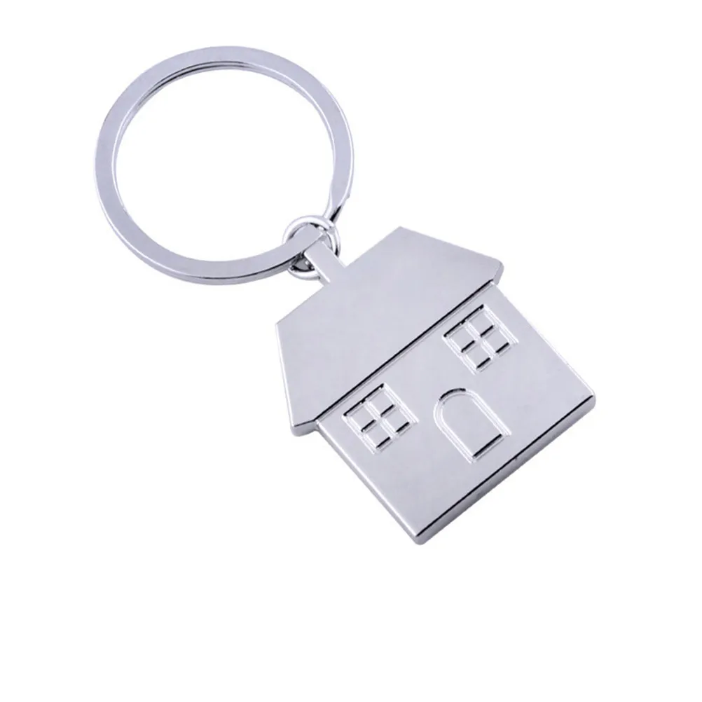 New Novelty Souvenir Creative Gifts House Keychain Key Ring Trinket Car Key Ring Arrival Metal House Key Chain