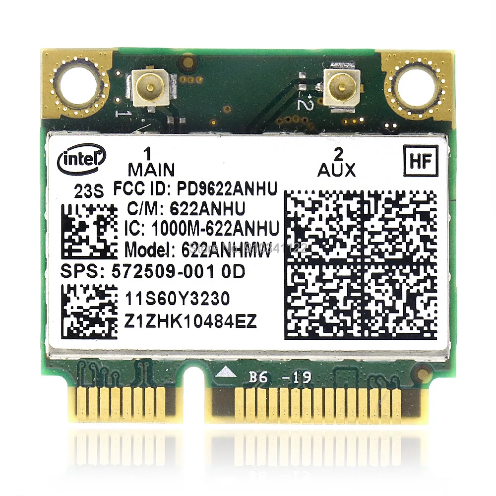 

6200AGN DUAL BAND 300Mbps PCI-E Half Mini WiFi WLAN CARD 60Y3231/572509-001 for IBM HP 2540p 8540 8640 8560w 2560p 2760P laptop