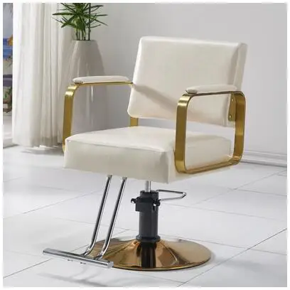 Hair salon chair simple ins hair salon special lift seat stainless steel hot dyeing cut hair barber barber shop chair