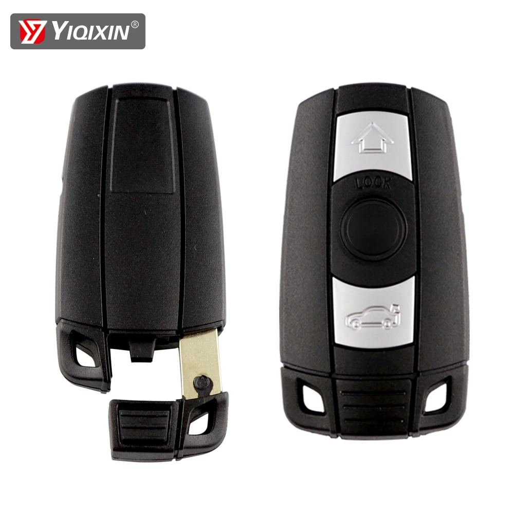 YIQIXIN 3 Button Remote Smart Card Key Shell For BMW 1 3 5 6 Series E90 E91 E92 E60 E61 E82 E87 E88 E89 E70 E71 E72 X5 X6