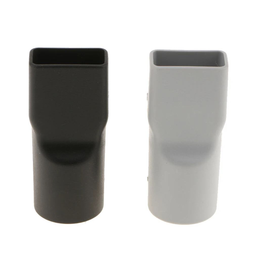 32mm Dia. Round to Square Neck Vacuum Cleaner Nozzle Connector Adapter Black And Grey Universal Household vacuum cleaner parts