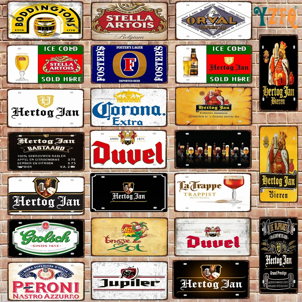

Dutch Beer Tin Plate Metal Sign Wall Pub Shop Shabby Chi Home Decor Garage Club Poster Gift 30X15CM Customizable DC-1636B