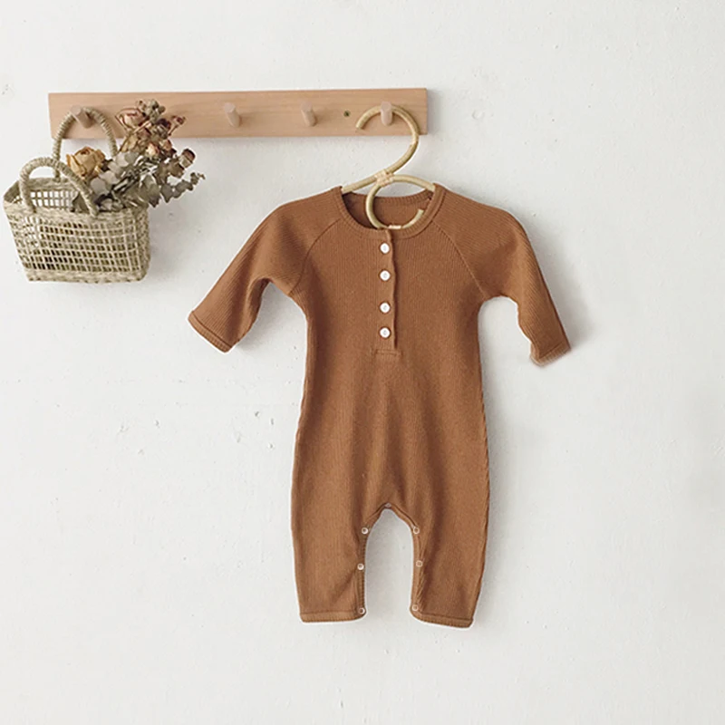 Baby Boy Romper Clothes 0-24M Newborn Girl Rompers Cotton Long Sleeve Jumpsuit Outfit Clothes For Kids Baby Boy Onesie Spring