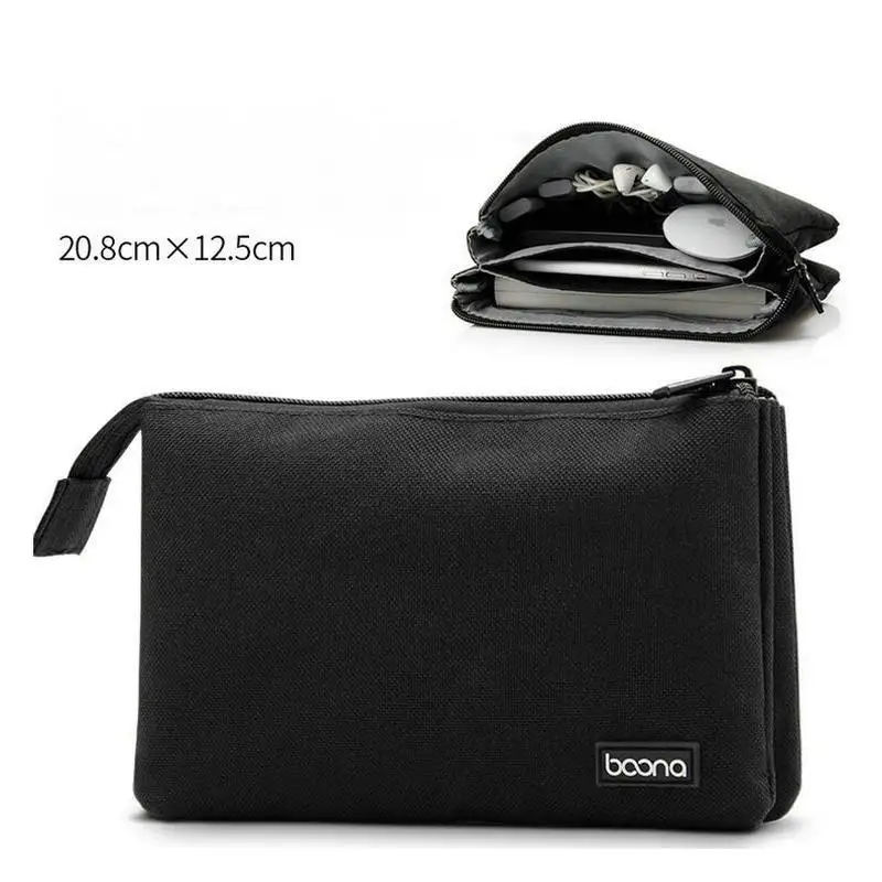 NEW Capacity Electronics Travel Bag Document Bag For Cameras Storage USB Charging Cable Intimate Accessories BN-E002