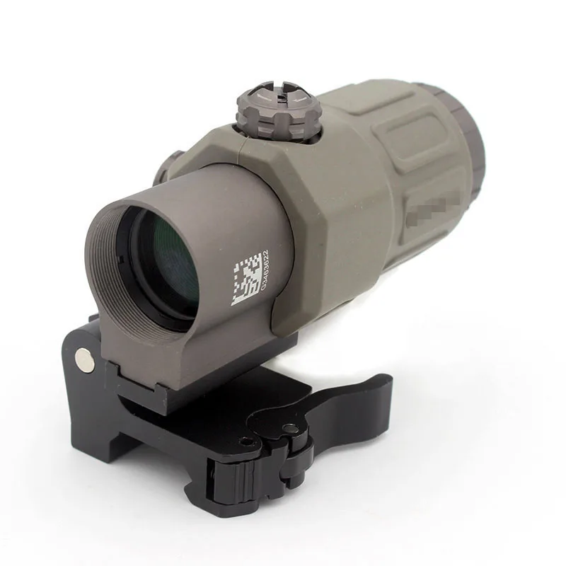 G33 Red Dot Sight 3x Magnifier W/ Switch-to-Side (STS) Mount Adjustable Diopter Perfect Replica For Airsoft Gear And Hunting