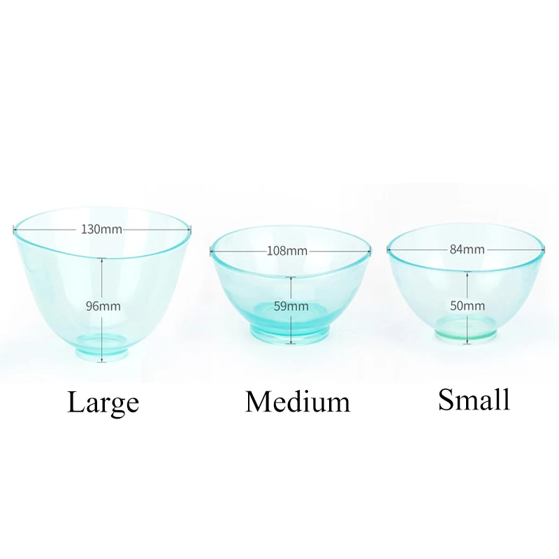 Dental Lab Mixing Bowl Large/Medium/Small High Elasticity Nonstick Impression Alginate Flexible Rubber Oral Tools