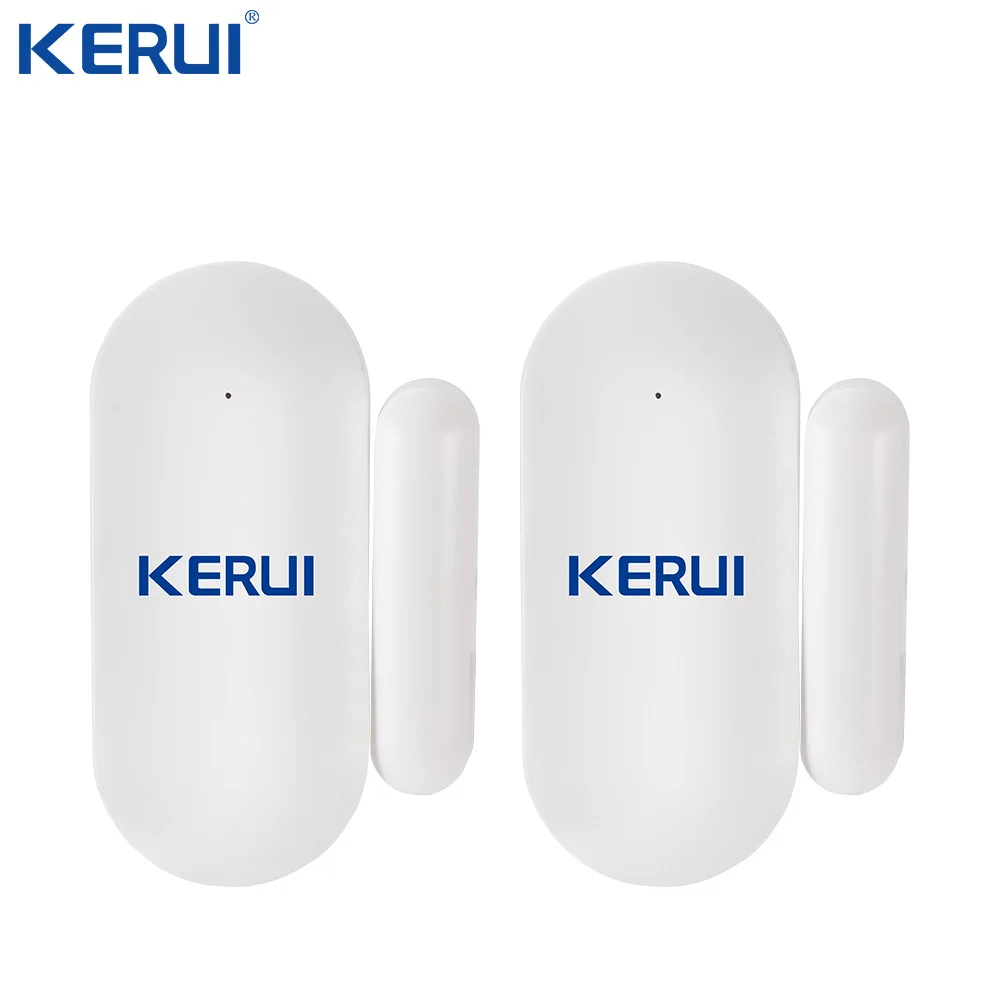 KERUI-minisensor inalámbrico para puerta y ventana, Detector de seguridad para el hogar, sistema de alarma WIFI GSM, antimanipulación