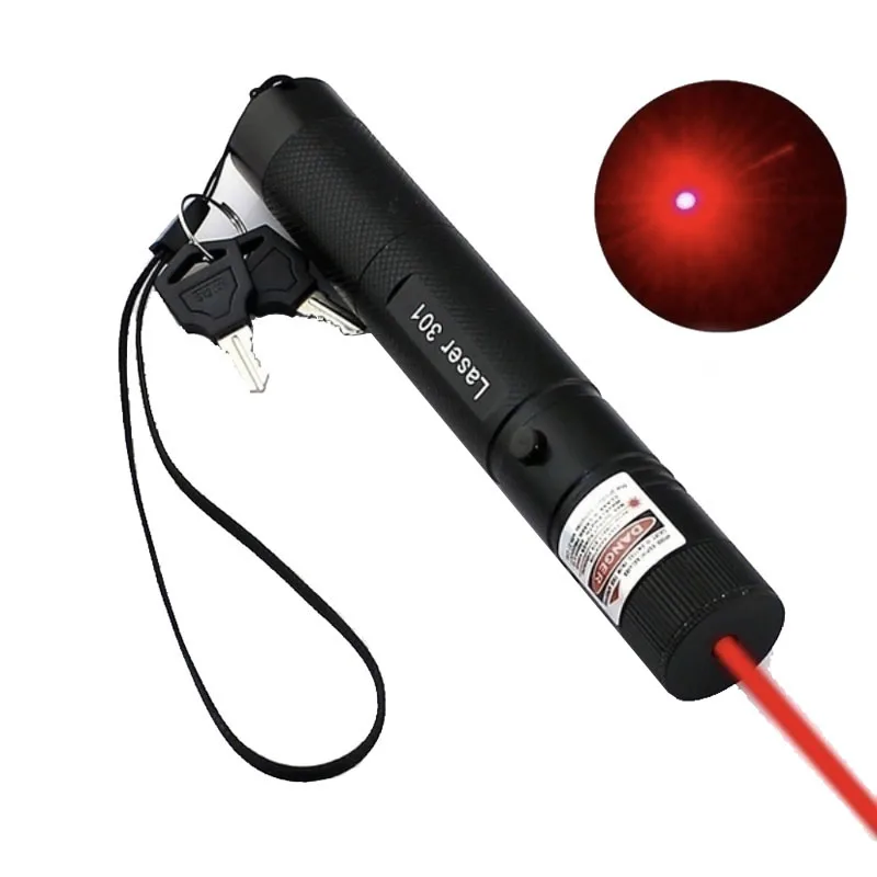 Powerful 301 Red Green Blue Light Laser Pointer Pen Adjustable Focus 650nm 532nm 405nm Lazer Pen Visible Beam G301 no Battery