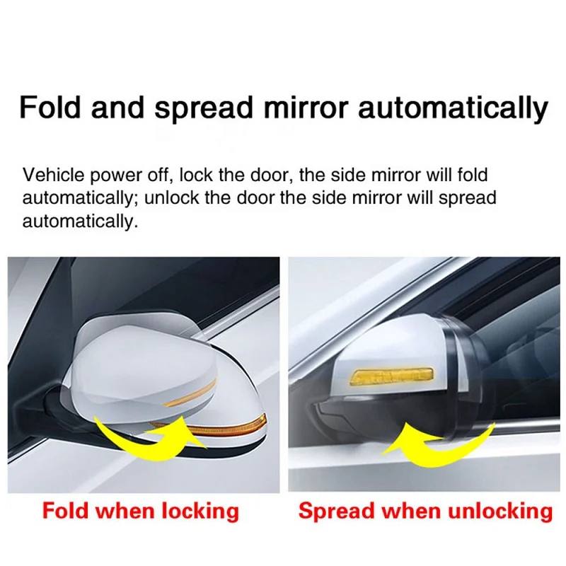 Auto Side Mirror Kit For Hyundai IX35 fold and unfold automatically by car original remote controller