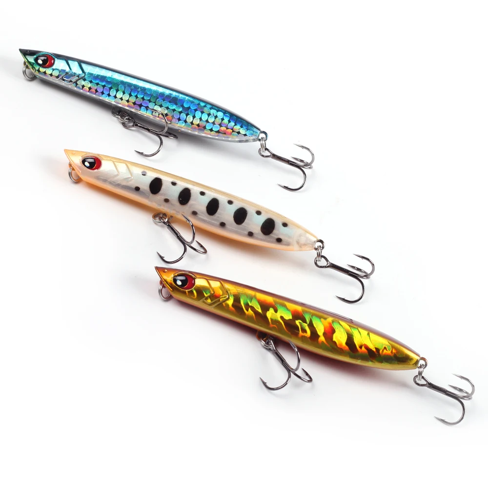 Dragon Walker Sinking Pencil Lure Wobbler 95mm 18.5g Walking Fishing Bass Pike Bait FP15